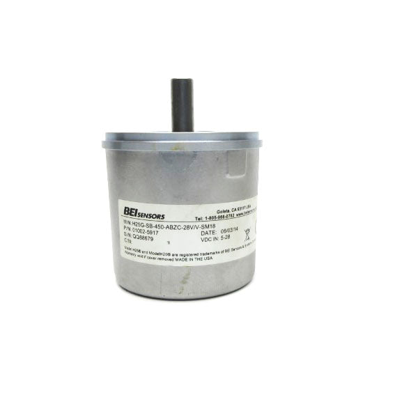 BEI H25G-SB-450-ABZC-28V/V-SM18 01002-5917 5-28VDC NSNP