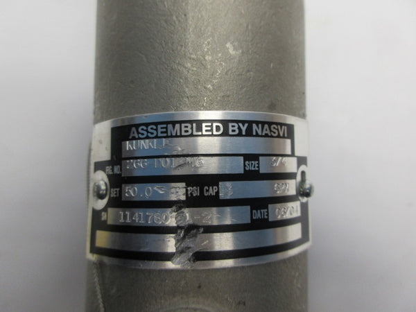 KUNKLE 266-D01-MG 50PSI 3/4" NSNP