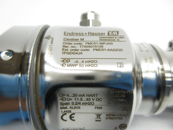 ENDRESS+HAUSER PMC51-AA22QD PMC51-39FJ4/0 11.5-45VDC NSNP