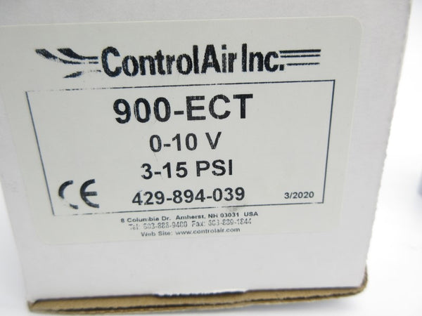 CONTROLAIR 900-ECT 0-10V 3-15PSI NSMP