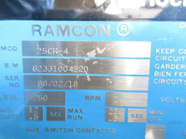 RAMCON 25CR-4 115V 0.6A NSNP