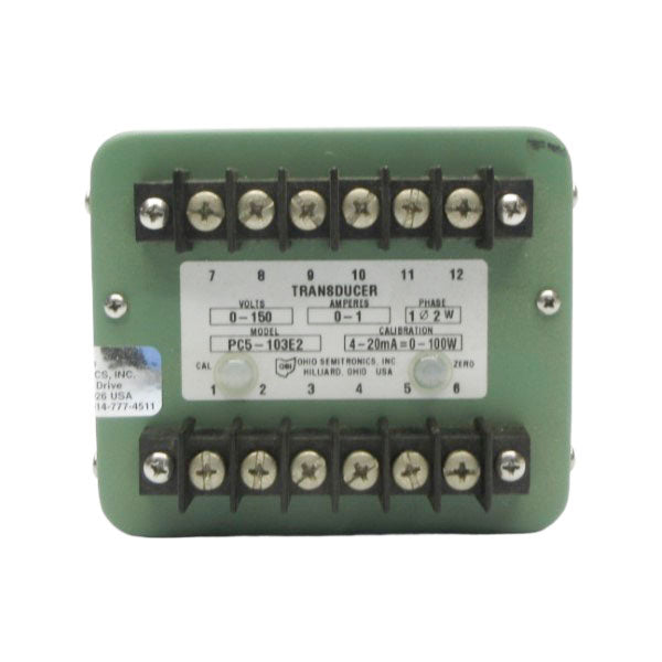 OHIO SEMITRONICS PC5-103E2 0-150V 0-1A NSNP