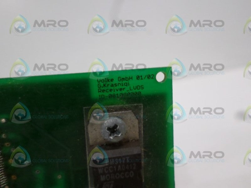 VOLKE 081080000 RECEIVER UNMP