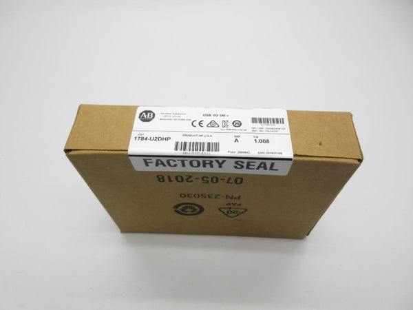 ALLEN BRADLEY 1784-U2DHP SER. A F/W 1.008 DATE: 2019 NSFS