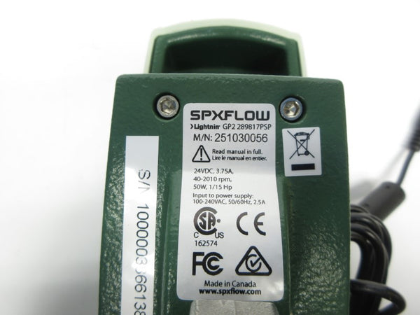 SPXFLOW GP2289817PSP 251030056 24VDC 7.75A NSNP