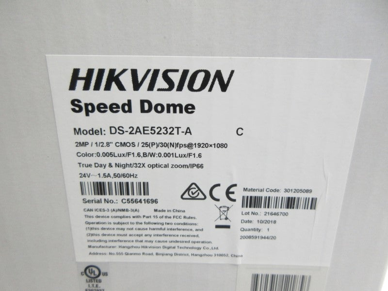 HIKVISION DS-2AE5232T-A 24V 1.5A NSMP