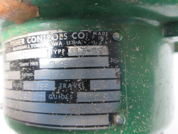 FISHER 513-GS 3-15PSI 1/2" UNMP