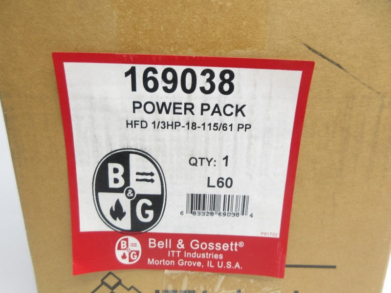 BELL&GOSSET 169038 M80027 115/230V 4.2/2.1A NSMP
