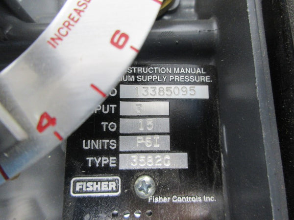 FISHER 3582G 3-15PSI (AS PICTURED) UNMP