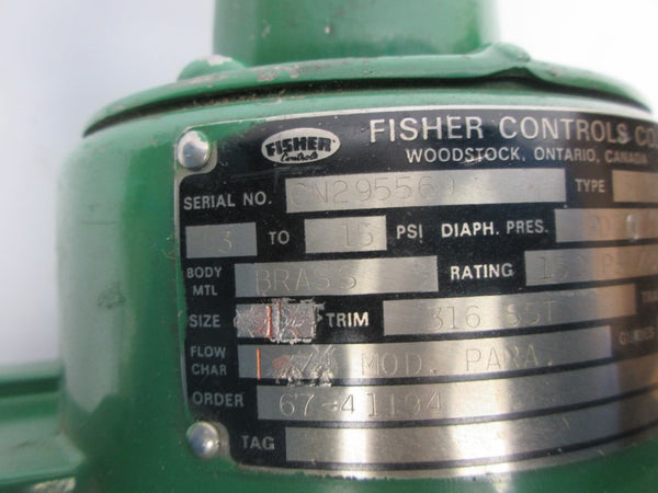 FISHER 513R-G 3-15PSI UNMP