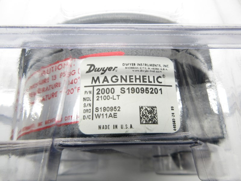 DWYER 2100-LT 2000 15PSI 0-100 NSMP