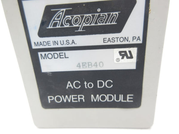 ACOPIAN 4EB40 NSNP
