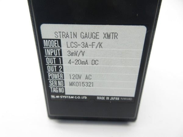 M-SYSTEMS LCS-3A-F/K 120VAC NSNP