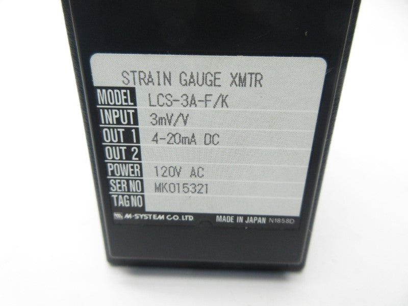 M-SYSTEMS LCS-3A-F/K 120VAC NSNP