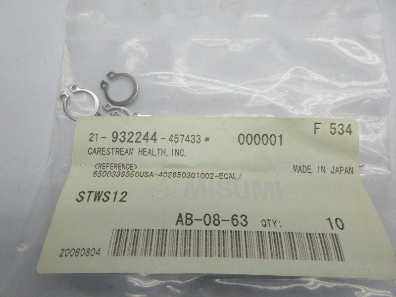 MISUMI STWS12 (PKG OF 10) NSMP