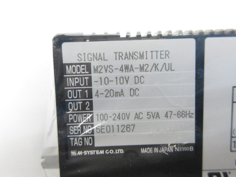 M-SYSTEM M2VS-4WA-M2/K/UL -10-10VDC NSMP