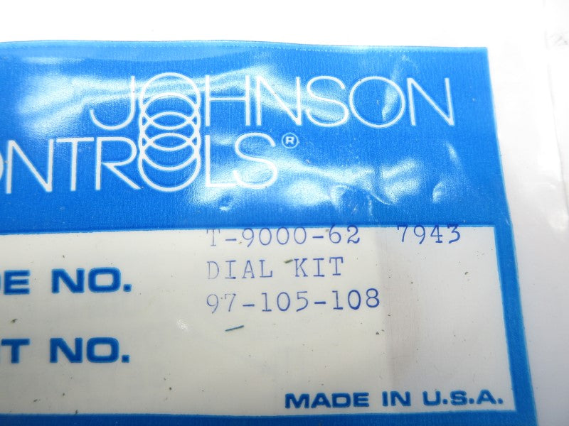 JOHNSON CONTROLS T-9000-62 60/85'F NSMP