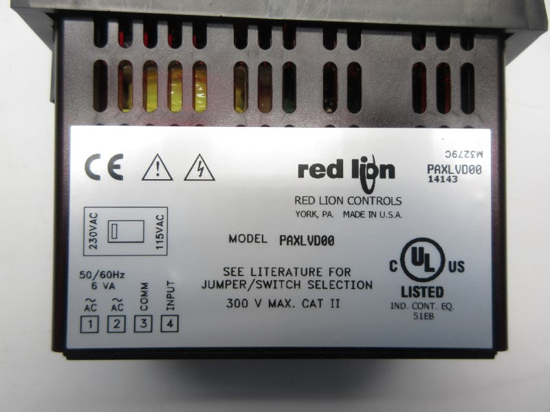 RED LION CONTROLS PAXLVD00 300V NSNP