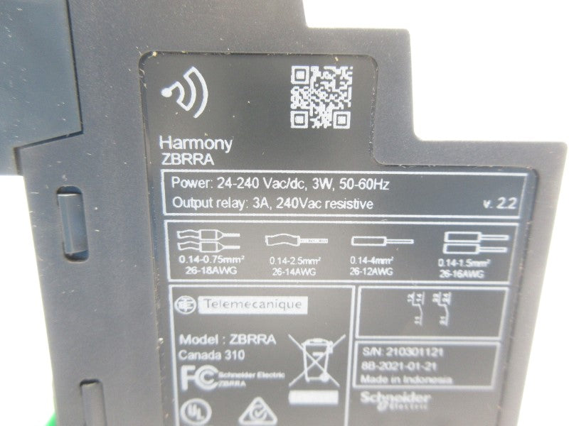 SCHNEIDER ELECTRIC ZBRRA 24-240VAC/DC (GREY) NSNP