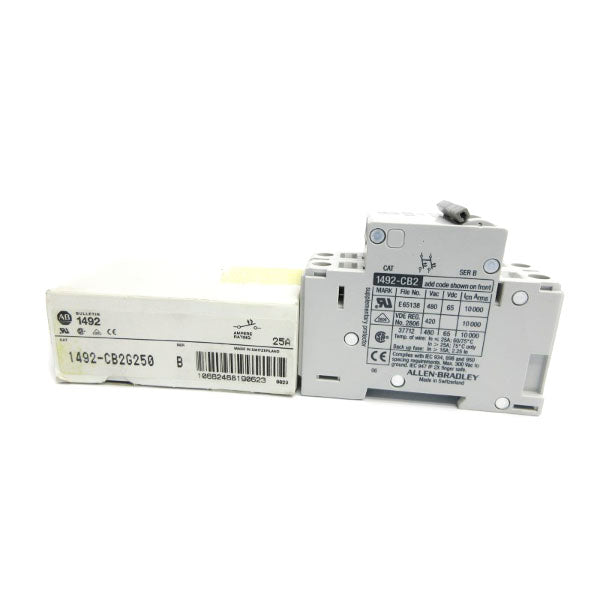 ALLEN BRADLEY 1492-CB2G250 SER. B 480VAC 25A (WH) NSMP