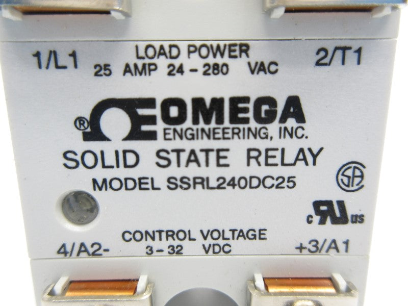 OMEGA SSRL240DC25 24-280VAC 25A NSMP