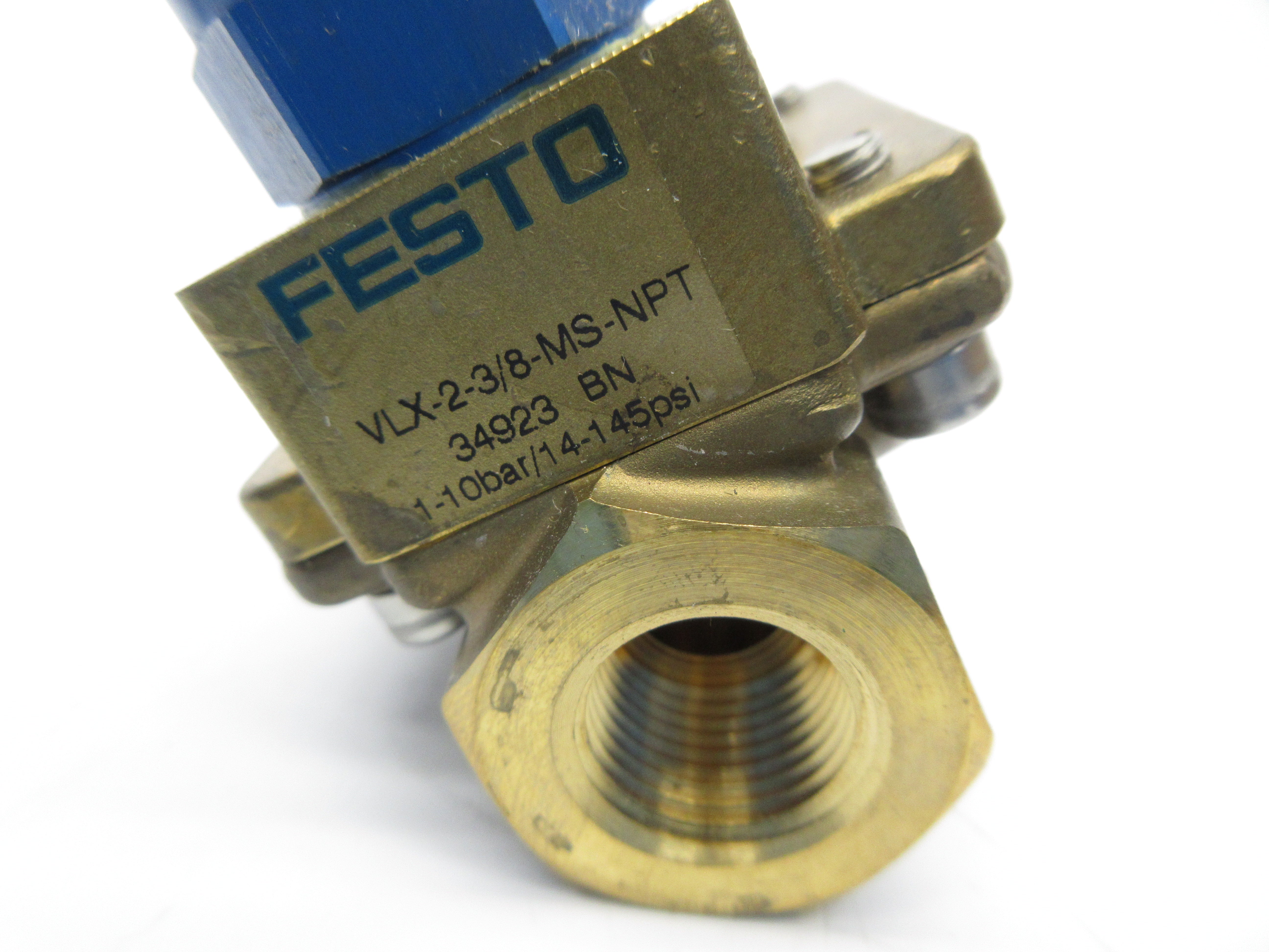 FESTO VLX-2-3/8-MS-NPT 34923 14-145PSI NSNP
