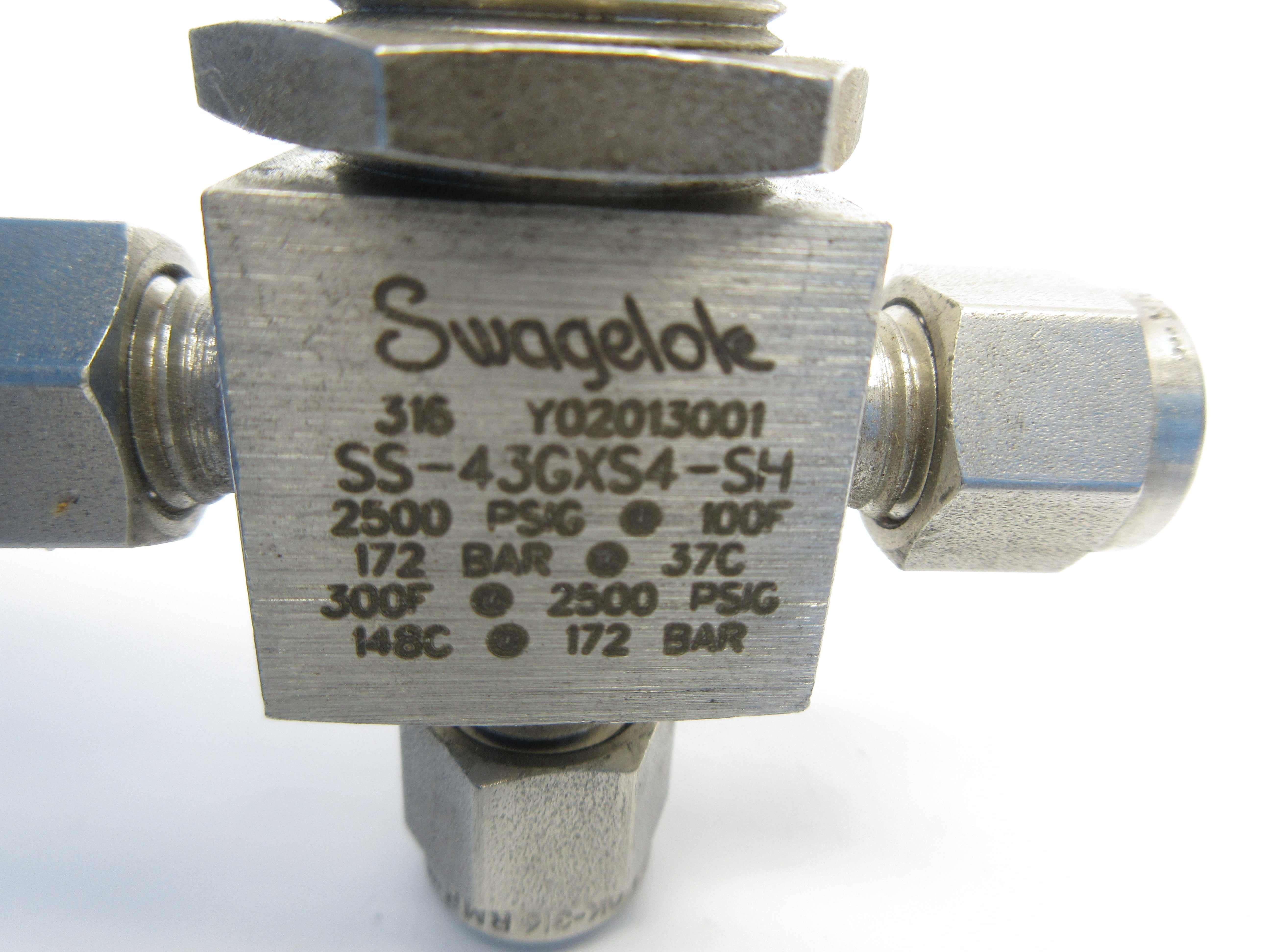 SWAGELOK SS-43GXS4-SH 2500PSI NSNP