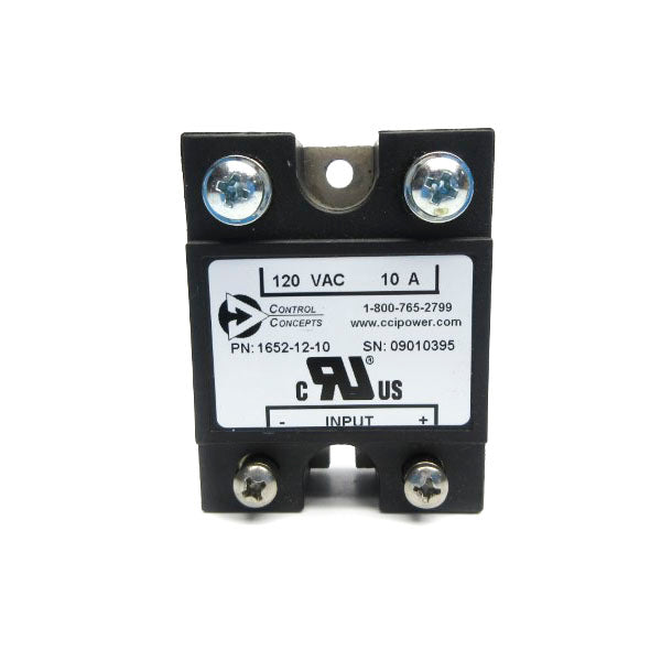 CONTROL CONCEPTS 1652-12-10 120VAC 10A NSNP