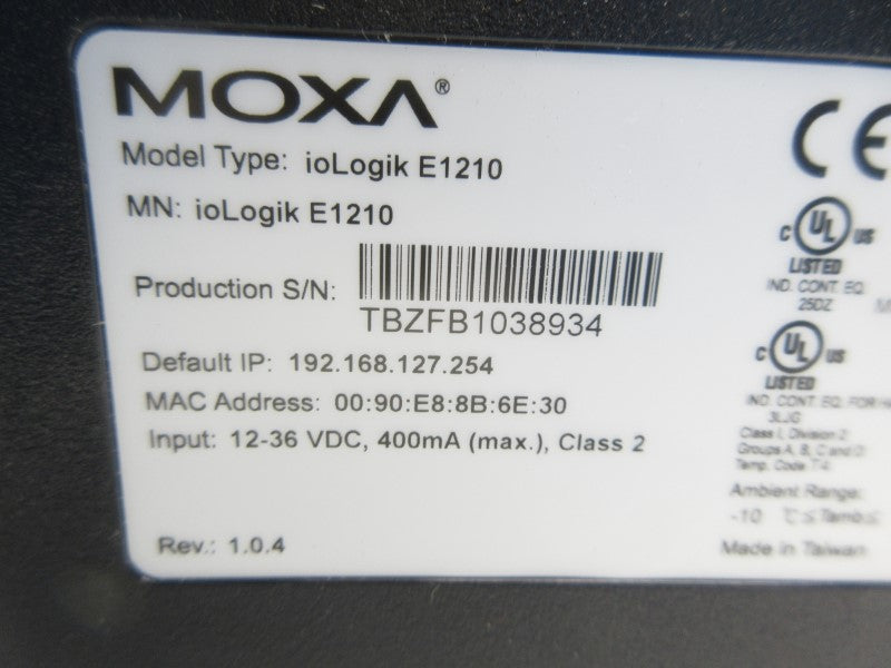 MOXA E1210 12-36VDC NSNP