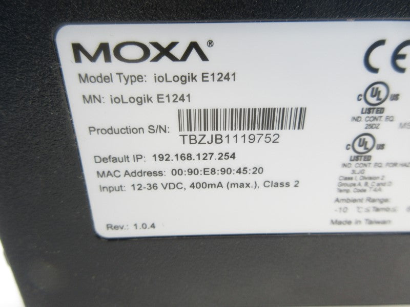 MOXA E1241 12-36VDC NSNP