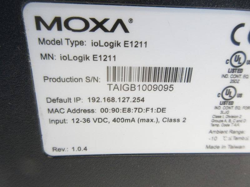 MOXA E1211 12-36VDC NSNP