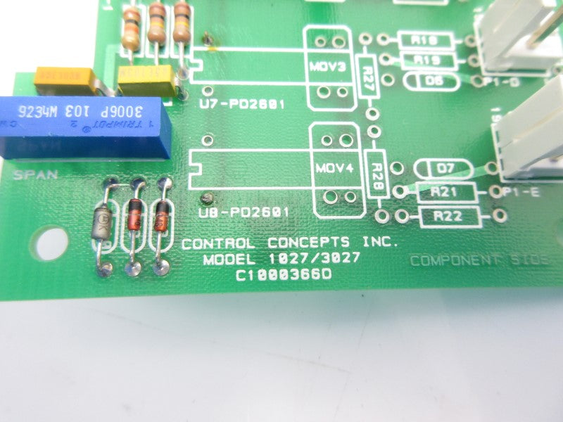 CONTROL CONCEPTS 1027/3027 C1000366D UNMP