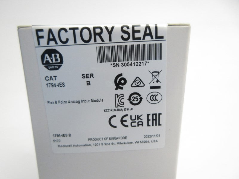 ALLEN BRADLEY 1794-IE8 SER. B DATE: 2022 NSFS