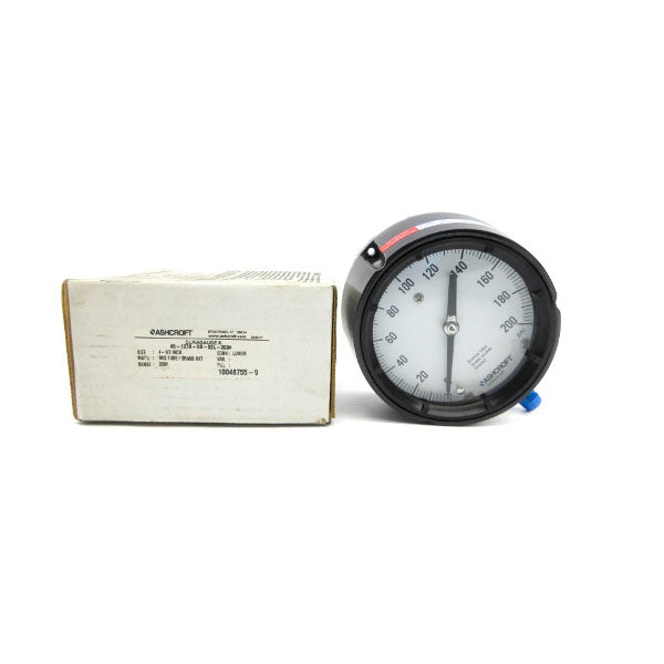 ASHCROFT 45-1279-AS-02L-200# 0-200PSI 4-1/2" NSMP