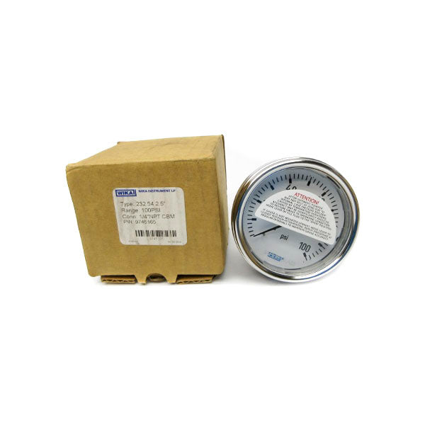 WIKA 9745165 100PSI 1/4" NSMP
