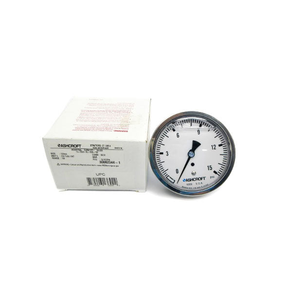 ASHCROFT 10-1008-SL-02B-15# 0-15PSI 100MM NSMP