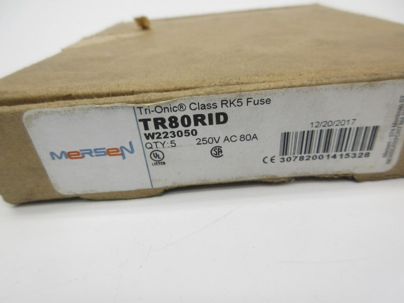 MERSON TR80RID 250VAC 80A (PKG OF 5) (BROWN) NSMP