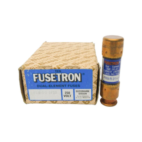 BUSSMANN FRN-R-3-2/10 250VAC 3-2/10A (PKG OF 10) (BR/BL) NSMP