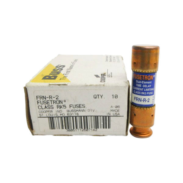 BUSSMANN FRN-R-2 250VAC 2A (PKG OF 10) (WH/BL) NSMP