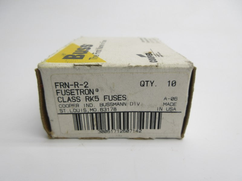 BUSSMANN FRN-R-2 250VAC 2A (PKG OF 10) (WH/BL) NSMP
