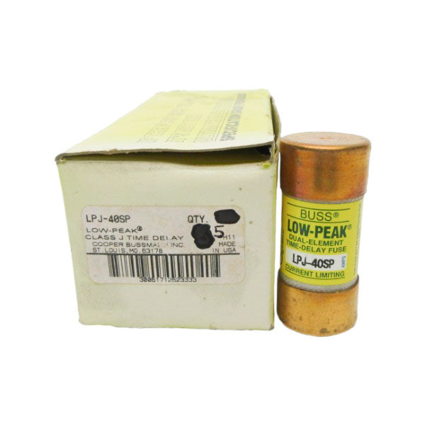 BUSSMANN LPJ-40SP 600VAC 40A (PKG OF 5) (YELLOW) NSMP