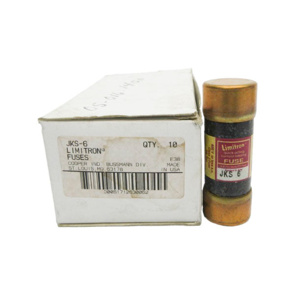 BUSSMANN JKS-6 600VAC 6A (PKG OF 10) (WHITE) NSMP
