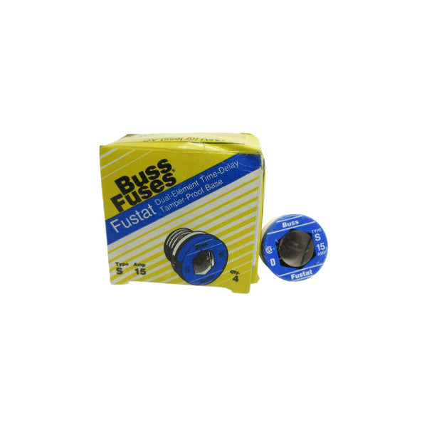 BUSSMANN S-15 (PKG OF 4) (YELLOW) NSMP
