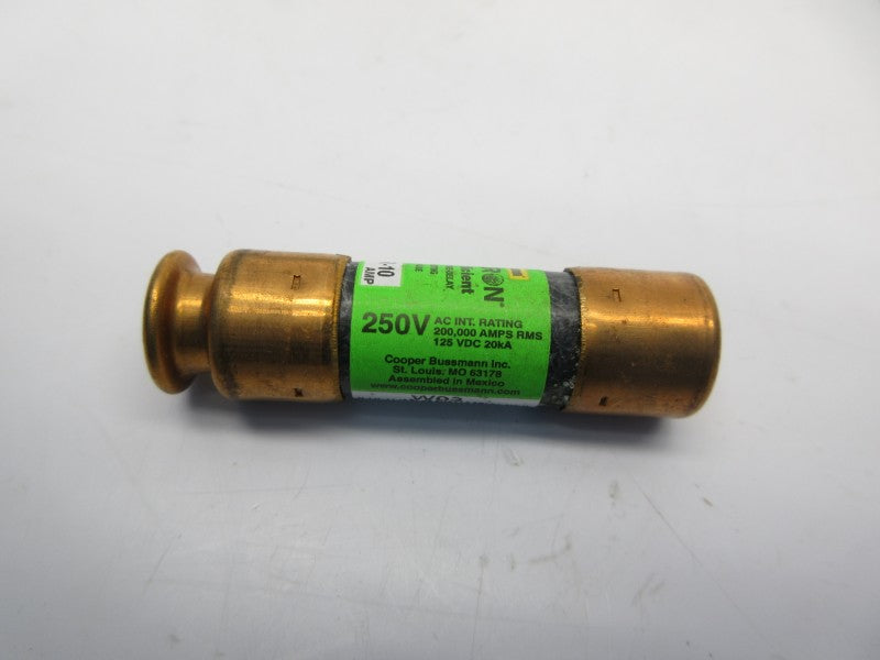 BUSSMANN FRN-R-10 250VAC 10A (PKG OF 10) (YL/GR) NSMP
