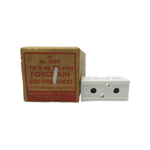 BUSSMANN 2601 250V 30A (PKG OF 10) (BR/RD) NSMP