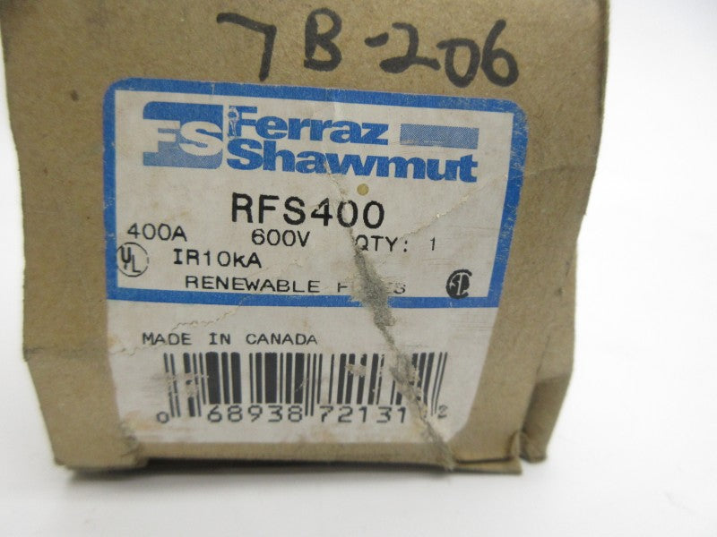 FERRAZ SHAWMUT RFS400 600VAC 400A (BLUE) NSMP