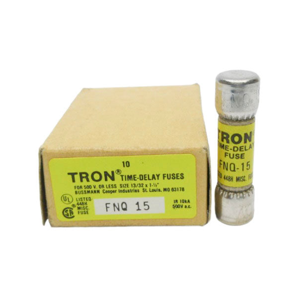 BUSSMANN FNQ15 600VAC 15A (PKG OF 10) (BR/YL) NSMP