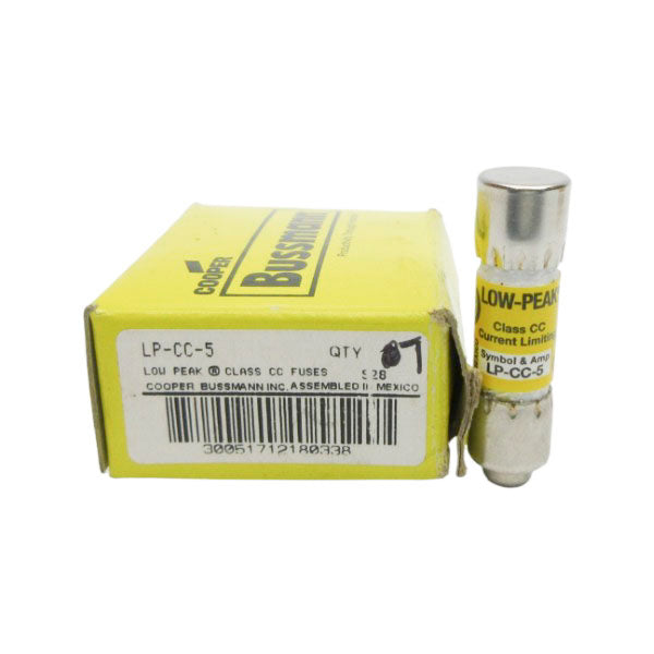 BUSSMANN LP-CC-5 600V 5A (PKG OF 7) (YELLOW) NSMP
