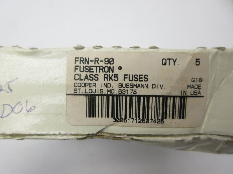 BUSSMANN FRN-R-90 90A (PKG OF 5) (WHITE) NSFS