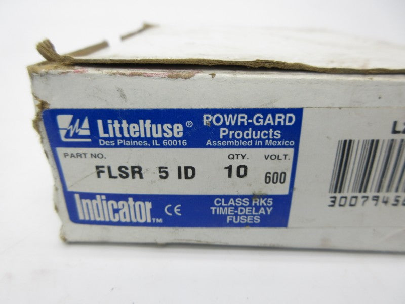 LITTELFUSE FLSR5ID 600VAC 5A (PKG OF 10) (WH/BL) NSMP